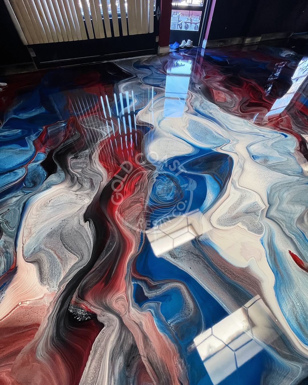 Epoxy flooring project near Bakersfield, CA