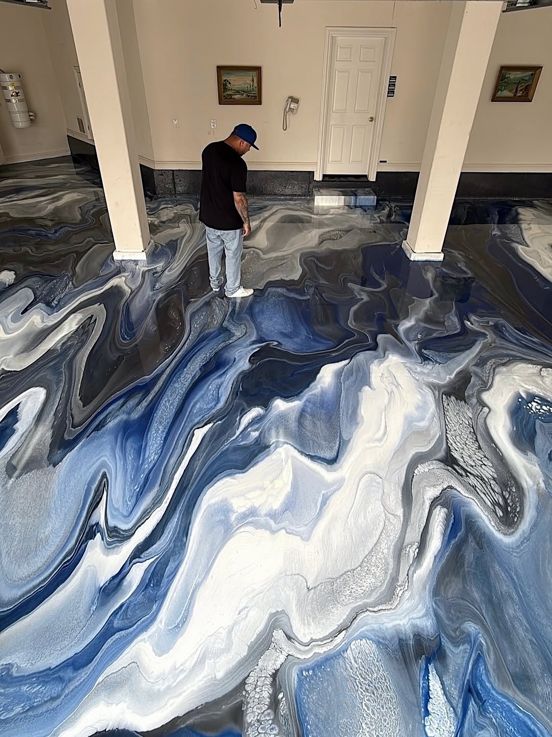 Epoxy flooring installation in Santa Cruz, CA