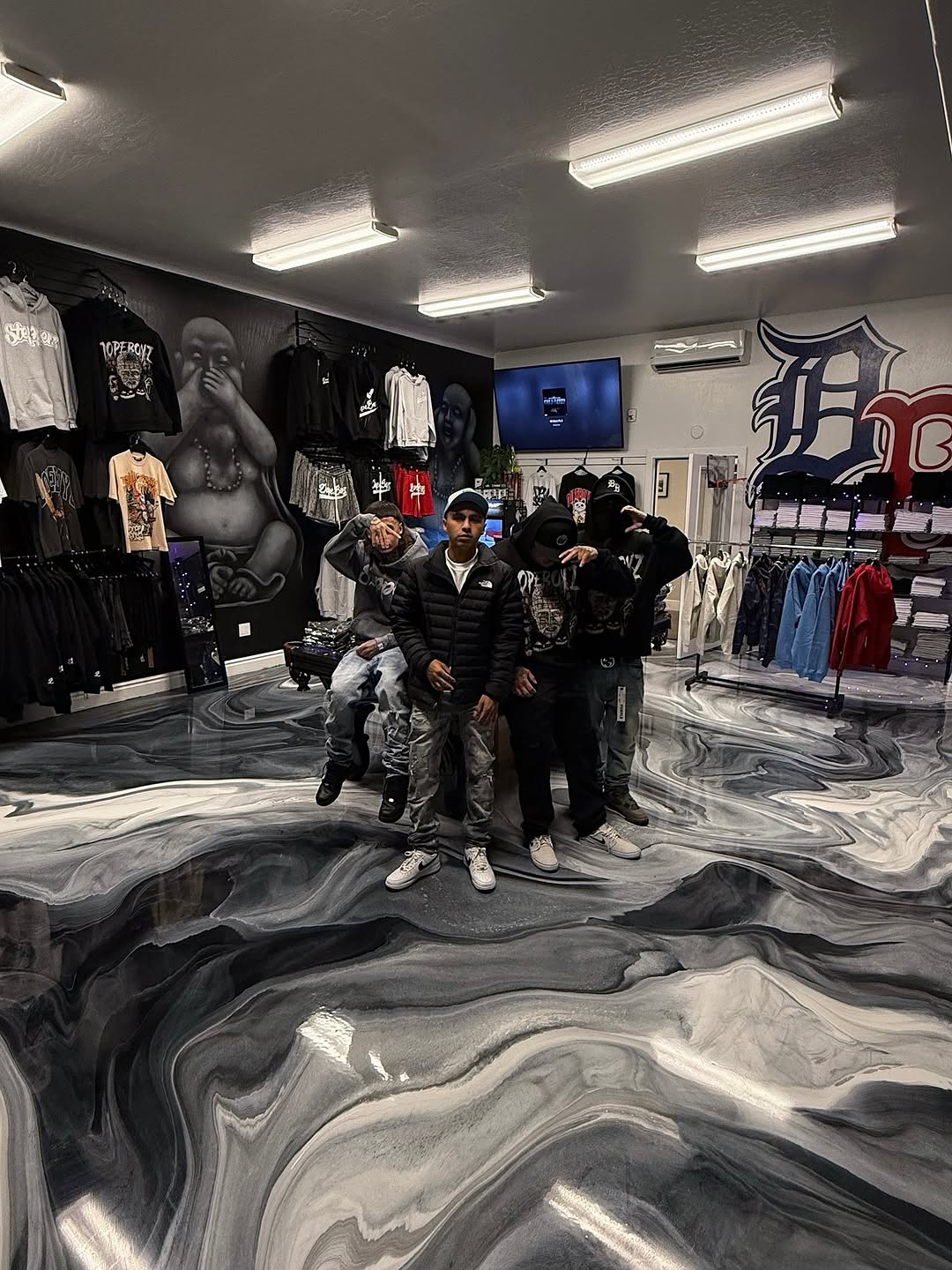 Metallic epoxy floor near Bakersfield, CA