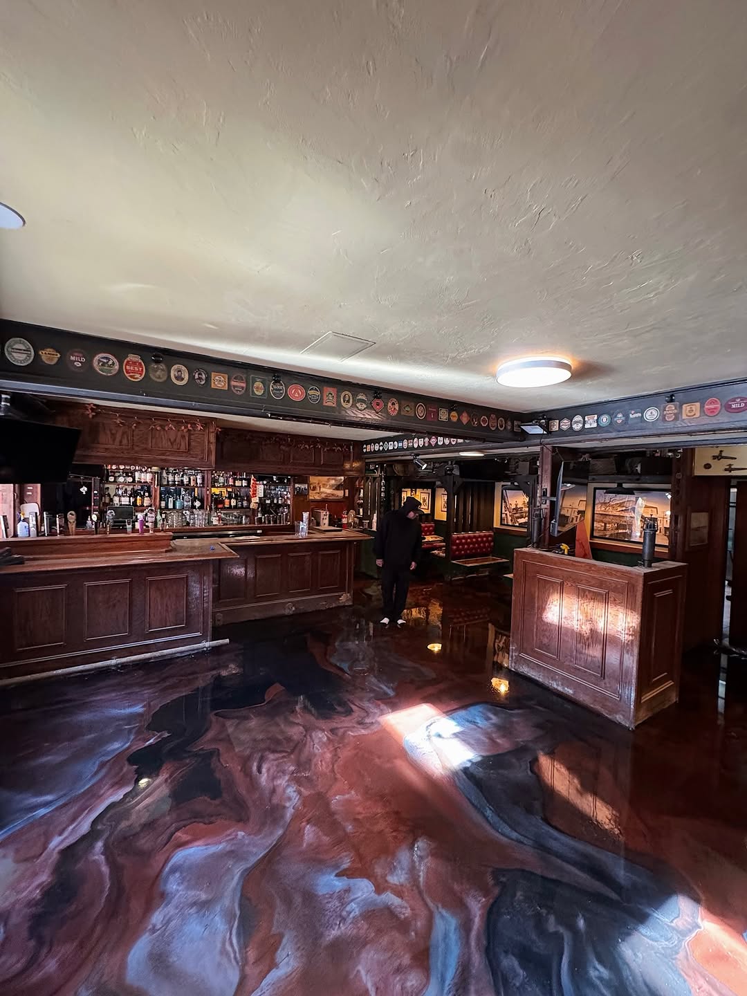 Epoxy flooring installation in Taft, CA