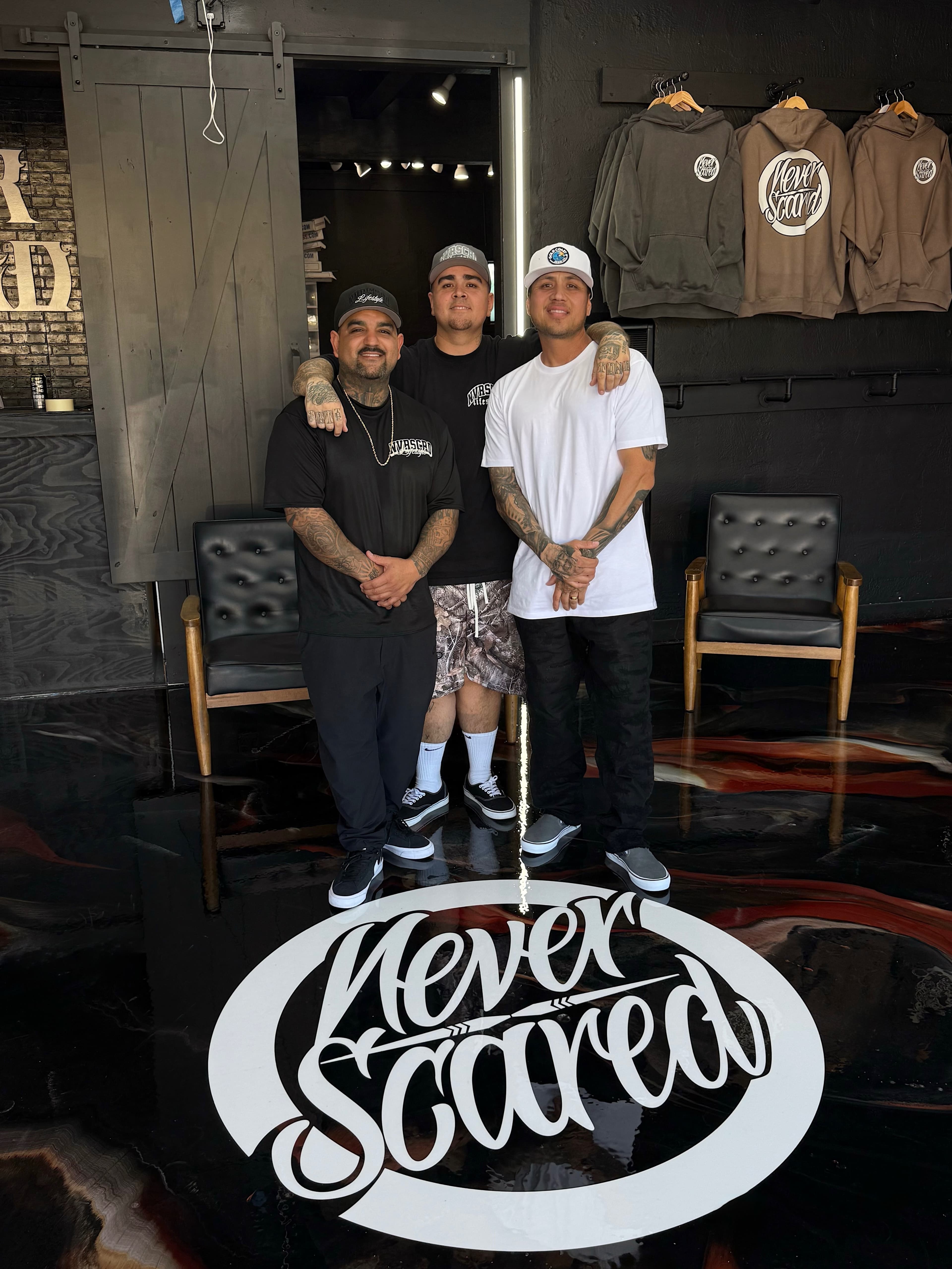 Never Scared Lifestyle x Gold Coast Resin epoxy floor collaboration